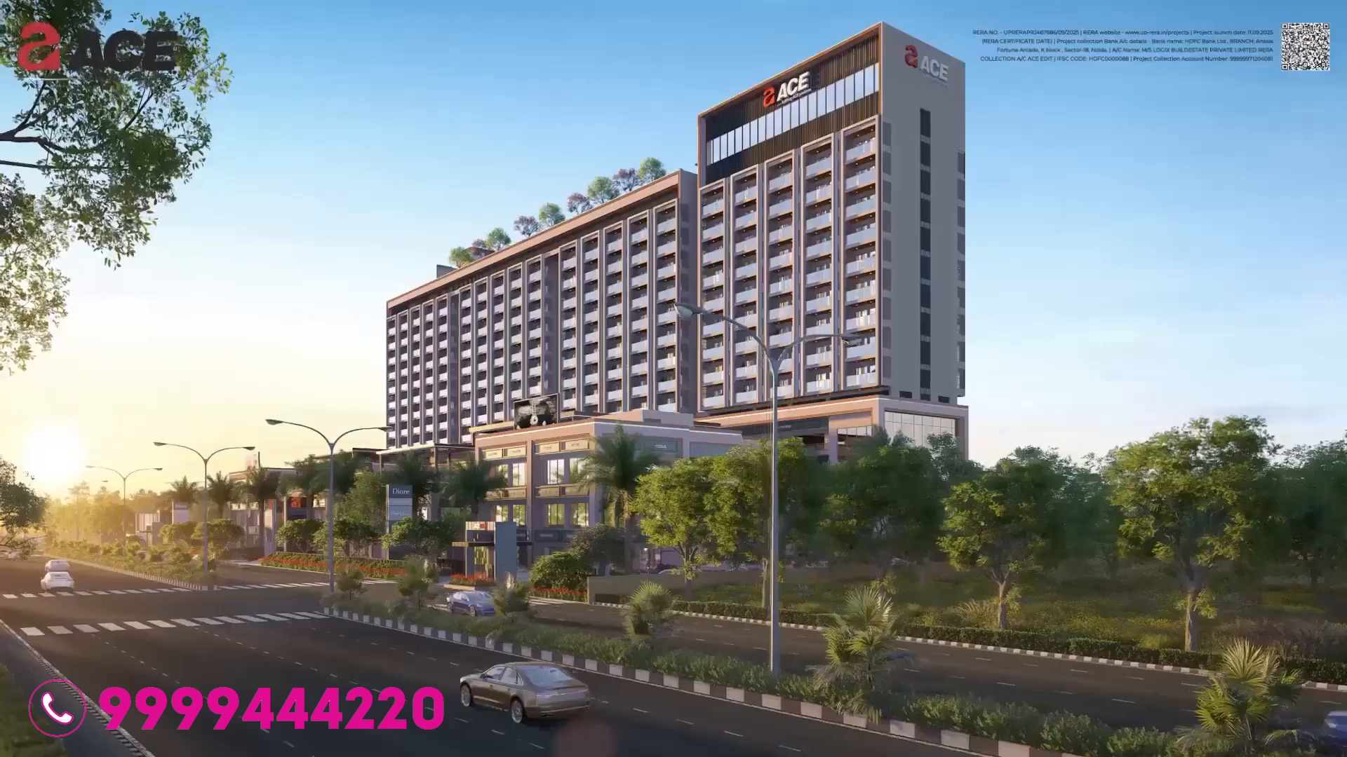 Ace Edit, Studio Apartments, Retail Shops, Price, Rera No