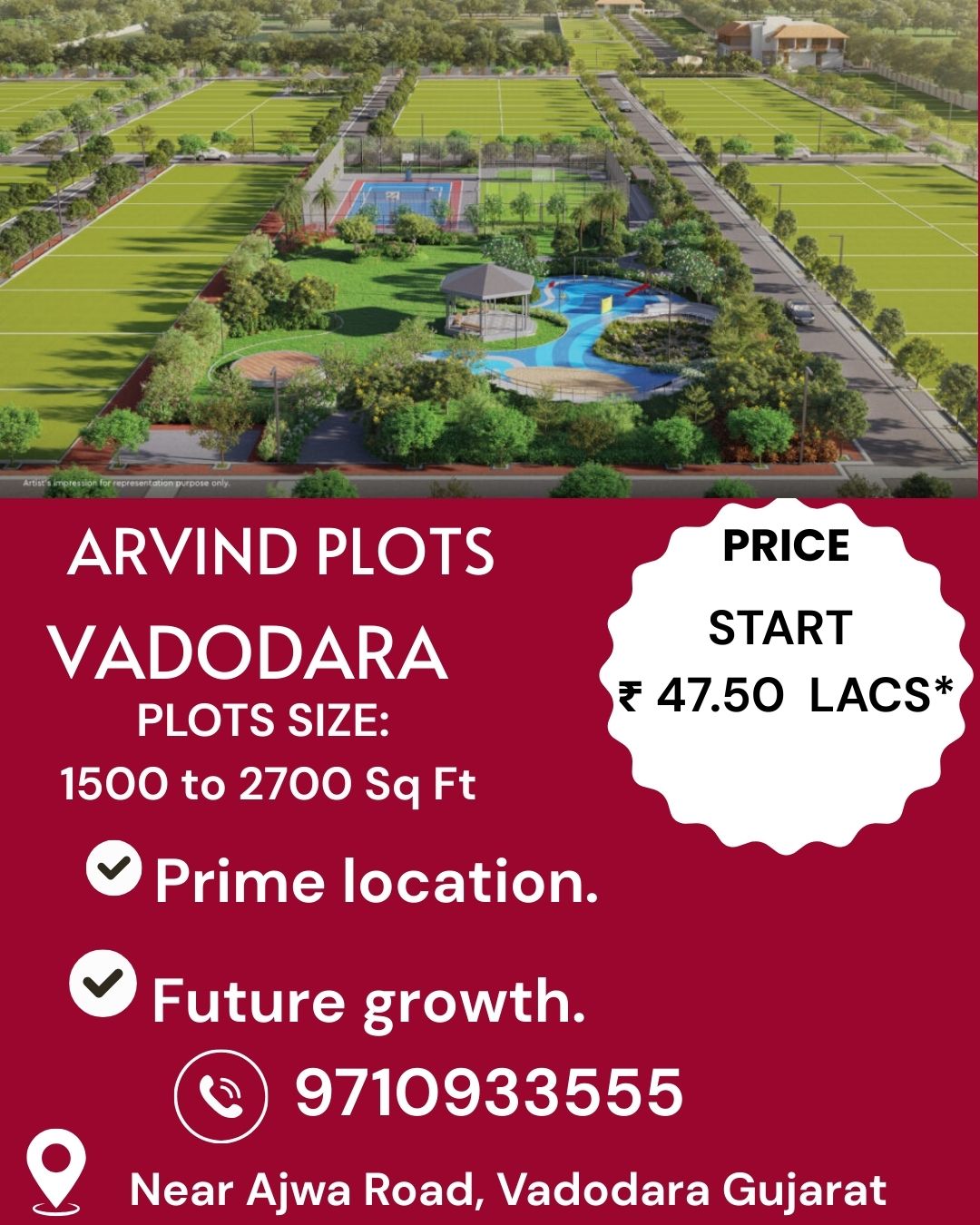 Arvind Plots Vadodara Price